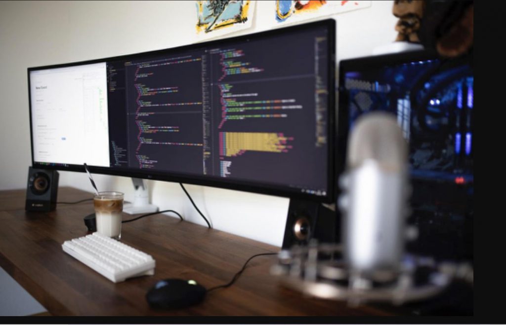 computer screen