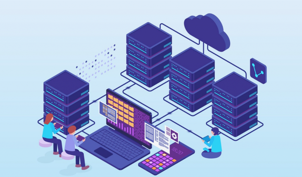 Graphic depicting cloud services and ITSM